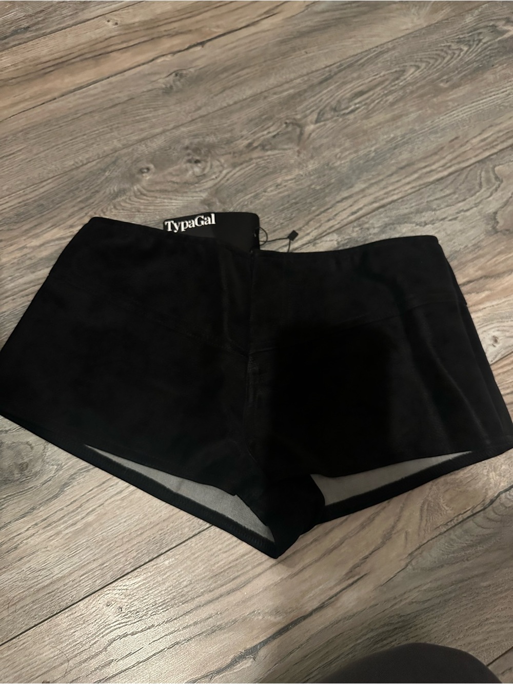 Boohoo Black High-Waist Bike Shorts
